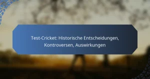 Test-Cricket: Historische Entscheidungen, Kontroversen, Auswirkungen