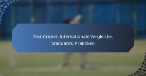 Test-Cricket: Internationale Vergleiche, Standards, Praktiken