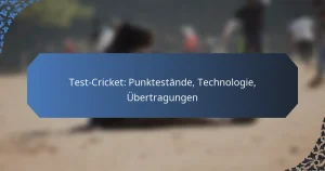 Test-Cricket: Punktestände, Technologie, Übertragungen