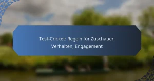 Test-Cricket: Regeln für Zuschauer, Verhalten, Engagement