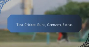 Test-Cricket: Runs, Grenzen, Extras
