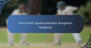 Test-Cricket: Spielerstatistiken, Ranglisten, Vergleiche