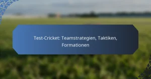 Test-Cricket: Teamstrategien, Taktiken, Formationen
